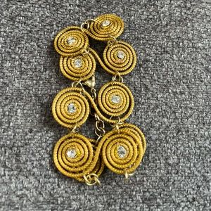 Brazilian straw gold bracelet